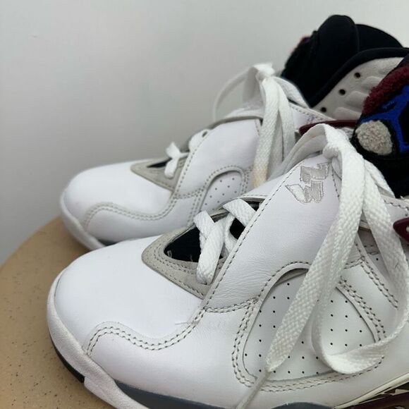 Air Jordan Women’s VIII Retro White Burgundy (CI1236-104) - Picture 7 of 13